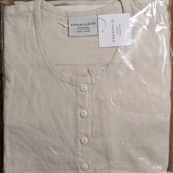 Parachute Linen Sleep Shirt. Size Large. NWT - Picture 2 of 2